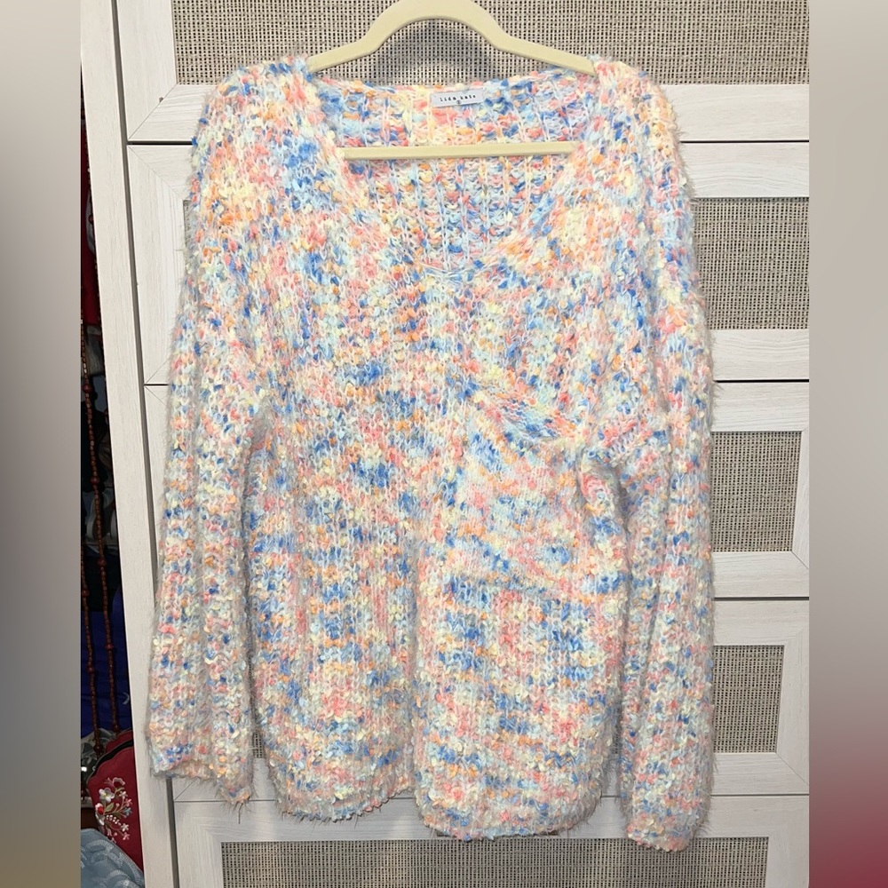 Lida Kate Pastel Oversized Knit Sweater